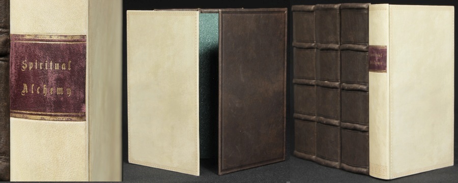 Genuine Leather Book Spines for Bookshelf