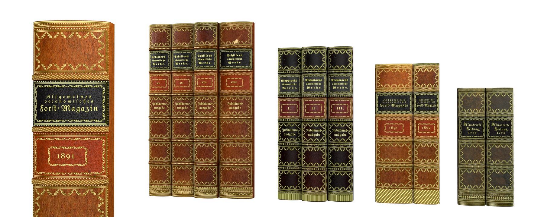 Faux book Spines