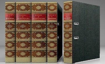 Tłoczony segregator skórkowy