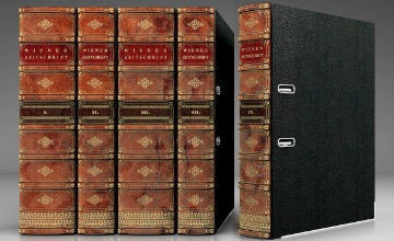 Tłoczony segregator skórkowy